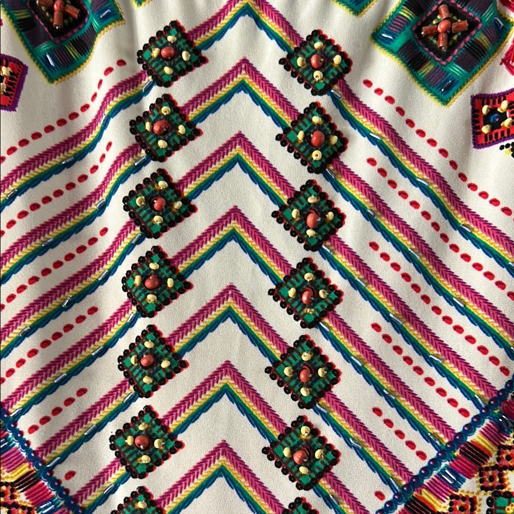 Colorful Geometric Pattern Dress - Picture 2 of 4